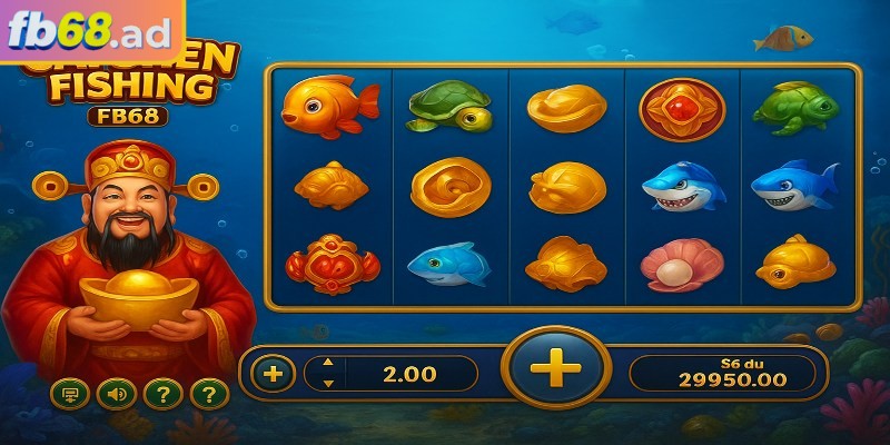 Cai Shen Fishing FB68 có đồ họa 3D sống động, hiệu ứng âm thanh chân thực